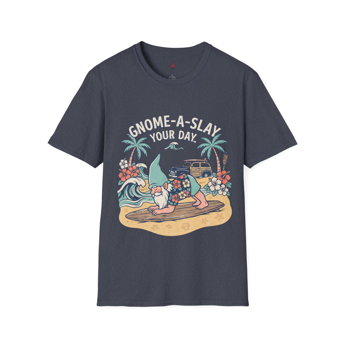 Beach Gnome Surfing T-Shirt
