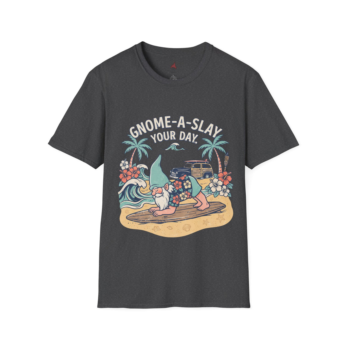 Beach Gnome Surfing T-Shirt