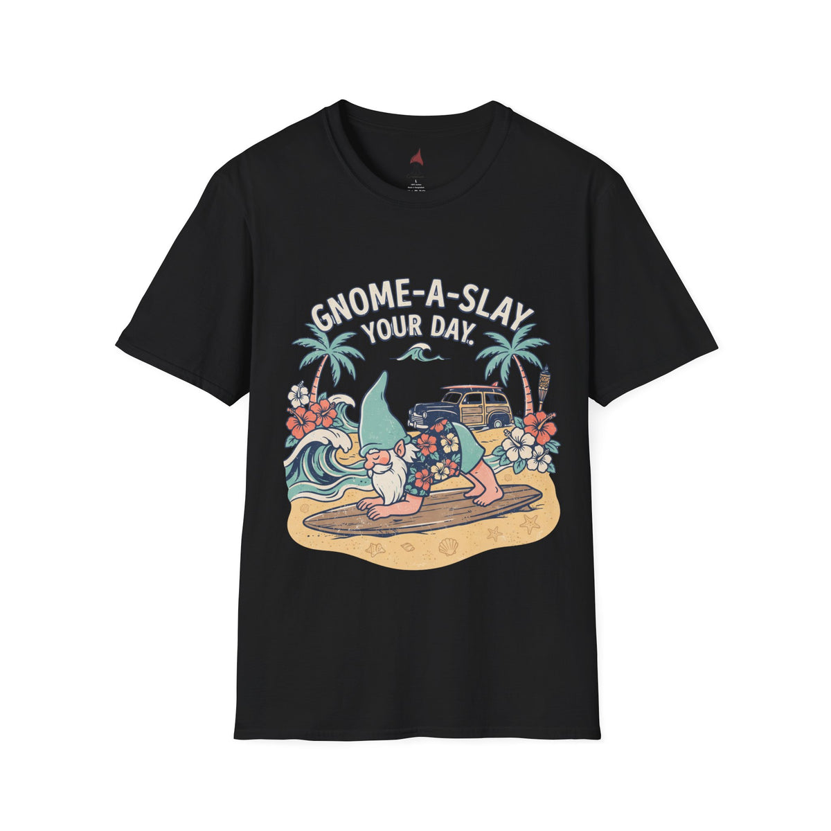 Beach Gnome Surfing T-Shirt