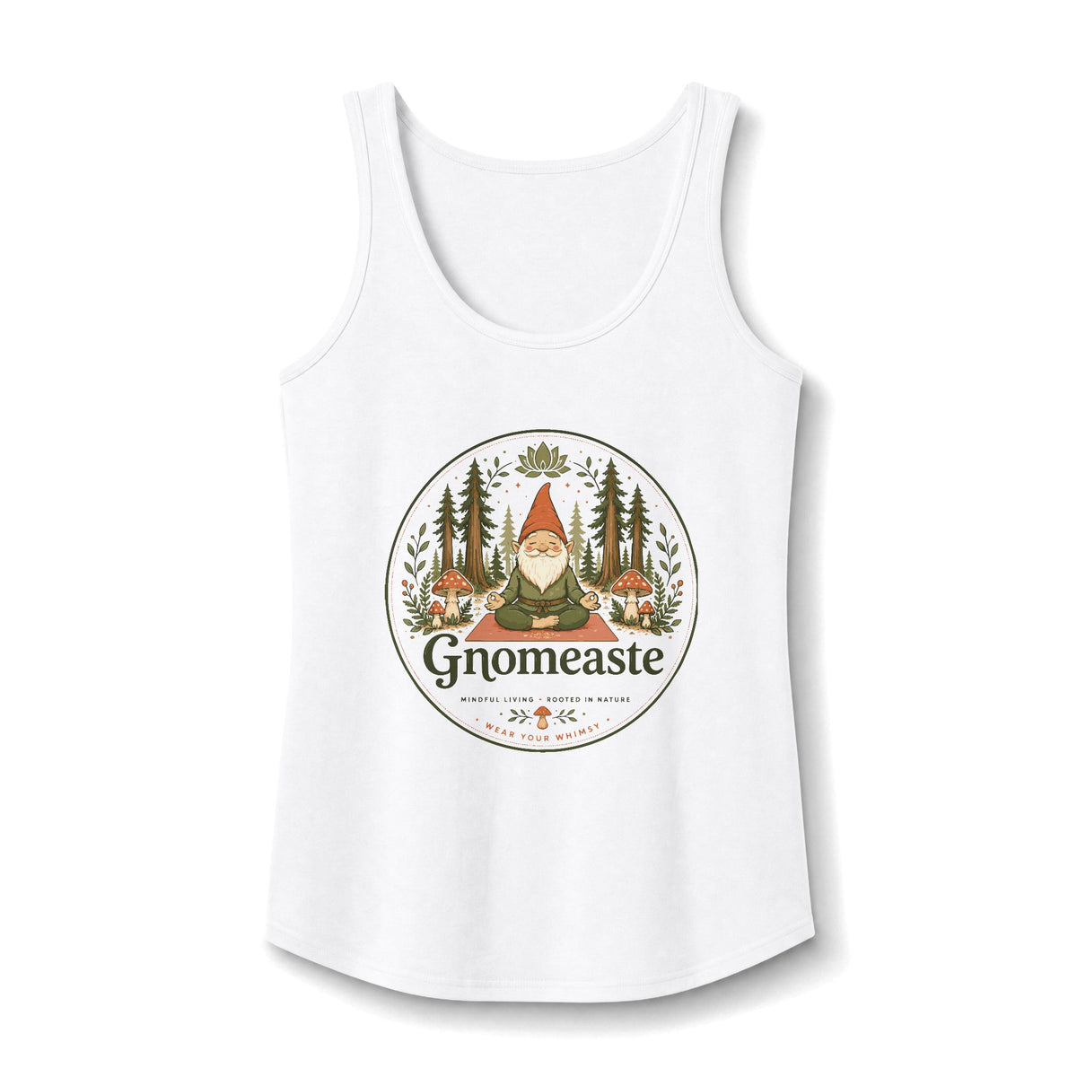 Gnome Meditation Tank Top