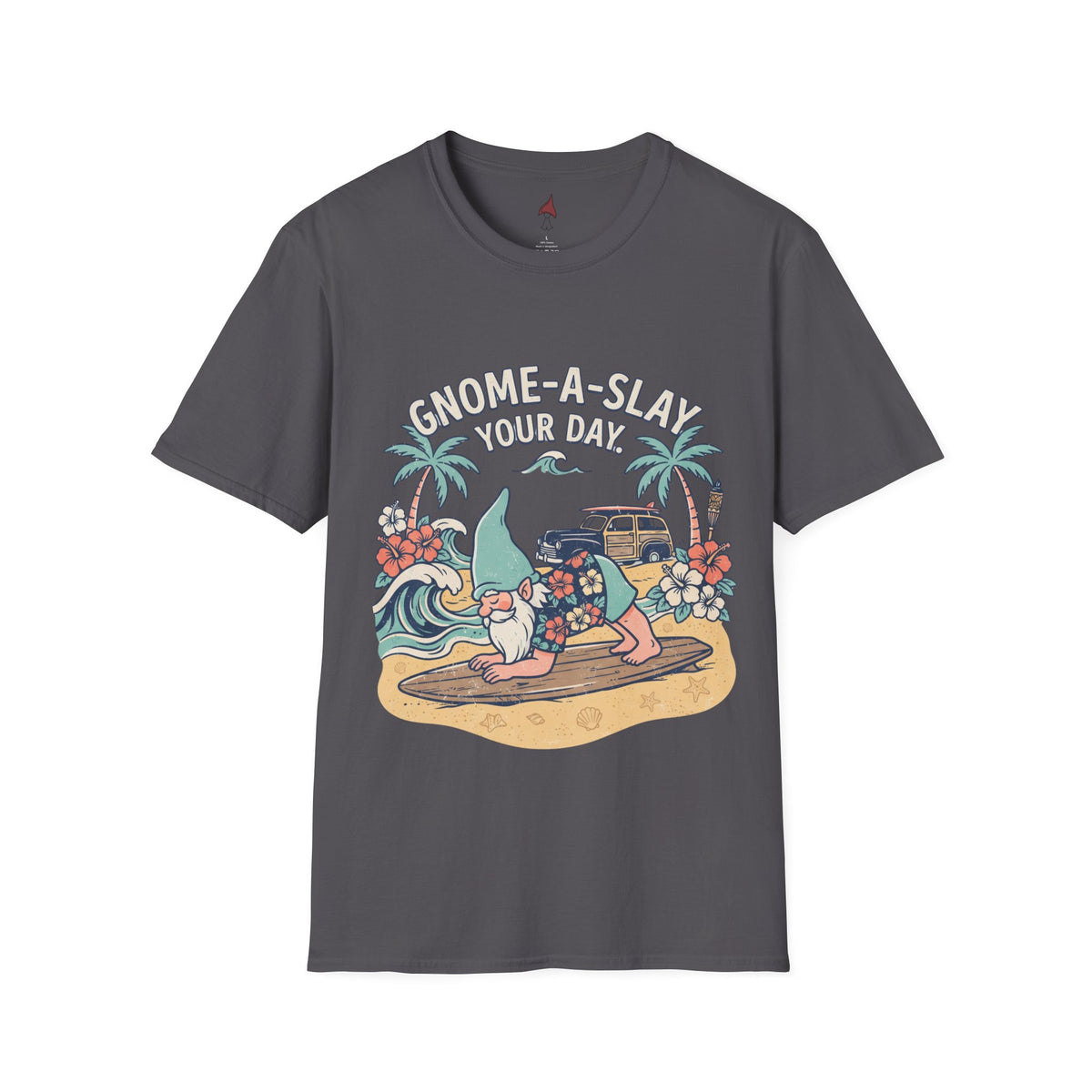 Beach Gnome Surfing T-Shirt